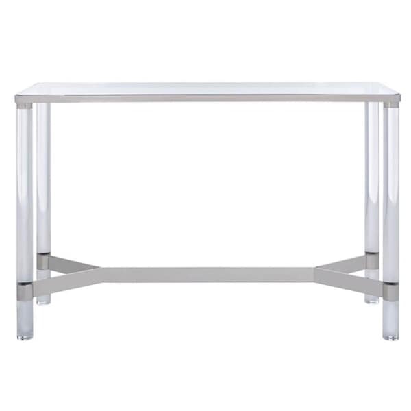 Safavieh Suzanna Acrylic Console Table, Silver SFV2551B - main